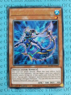 Altergeist Meluseek MGED-DE093 Gold Rare Yu-Gi-Oh Karte 1. Auflage Neu