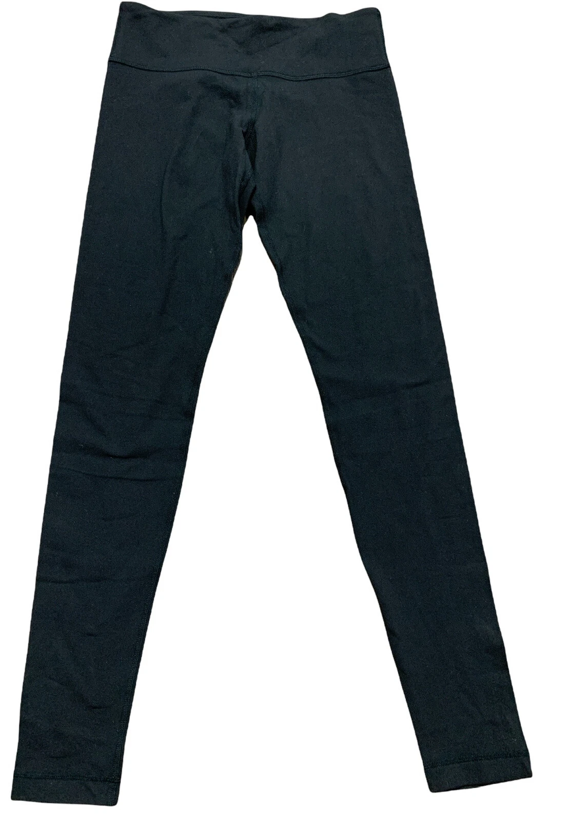 Lululemon Legging Black ATHLETIC Size 6 Back Zipper Comfort Inside Coin Pocket