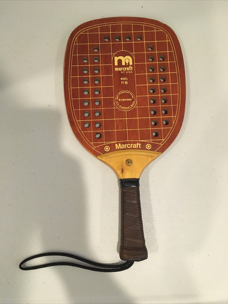 Vintage Marcraft PT-90 Paddle Ball Paddles Bantam APTA | eBay