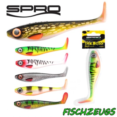 SPRO Iris the Boss Gummifisch 18cm 53g Shad Paddleschwanz Hecht Gummiköder