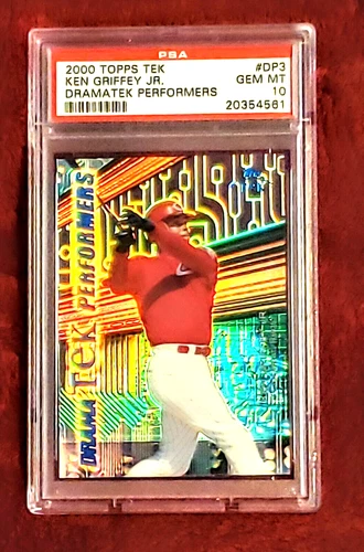 KEN GRIFFEY JR 2000 TOPPS TEK #DP3 DRAMATEK PERFORMERS PSA 10 🔥RARE GEM POP8