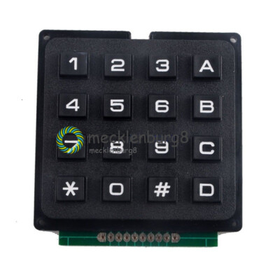 4 x 4 Matrix Array 16 Keys 4*4 Switch Keypad Keyboard Module for Arduino