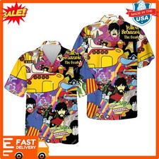 Beatles Yellow Submarine Hawaiian Shirt 3D New S 5XL Fast Delivery y1y 21