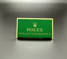 Original ROLEX DATEJUST PEARLMASTER 34 Display Aufsteller Schild Modell AD