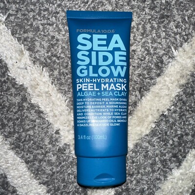 Formula 10.0.6 Sea Side Glow Skin Hydrating Peel Mask Algae Sea Clay 3.4 oz