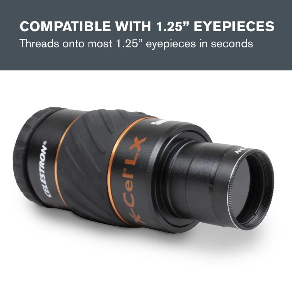 Celestron 1.25 Inch Moon Filter Reduce Glare Enhance Contrast Astronomy Tools - Image 4 of 4