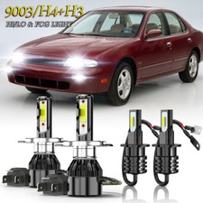 Para Nissan Altima 1993-1997 6000K Faro LED Alto/Lo + Kit de 4 Luces Antiniebla