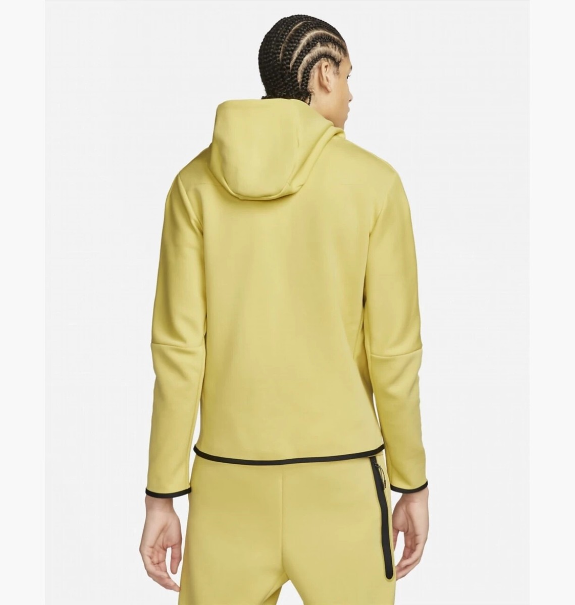Nike Tech Fleece Yellow Hoodie Size XL New With Tags CU4489-700 | eBay