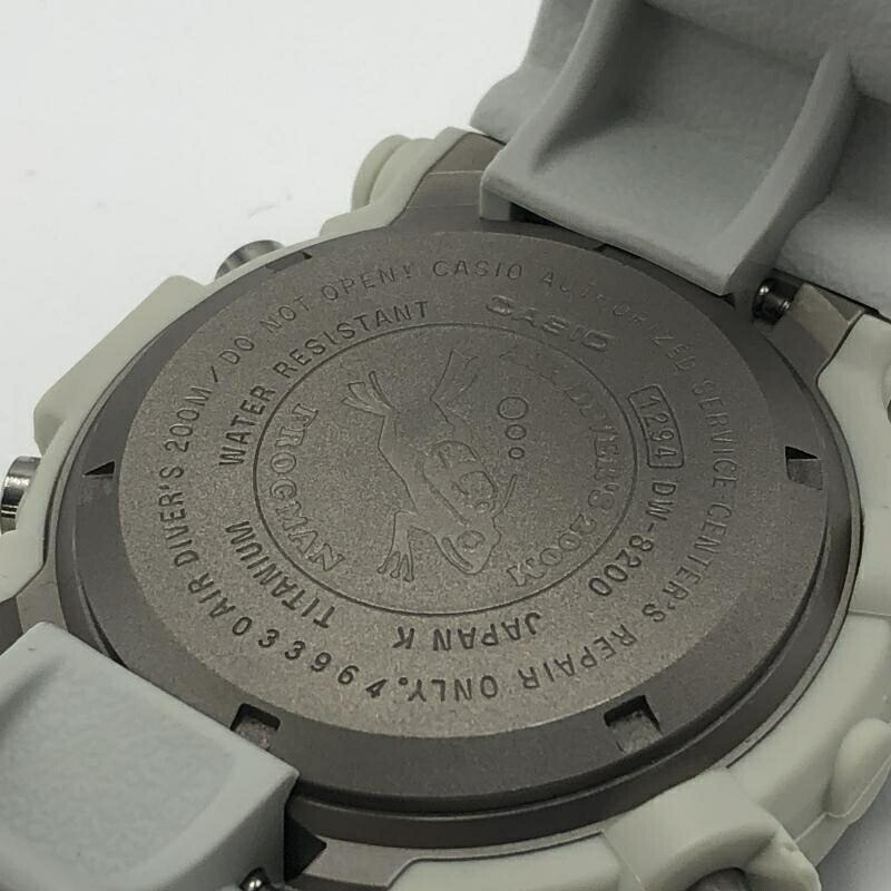 CASIO G-SHOCK FROGMAN DW-8200 Titanium White Digital Rank A CASIO G-SHOCK FROGMAN DW-8200 Titanium White Digital Rank A