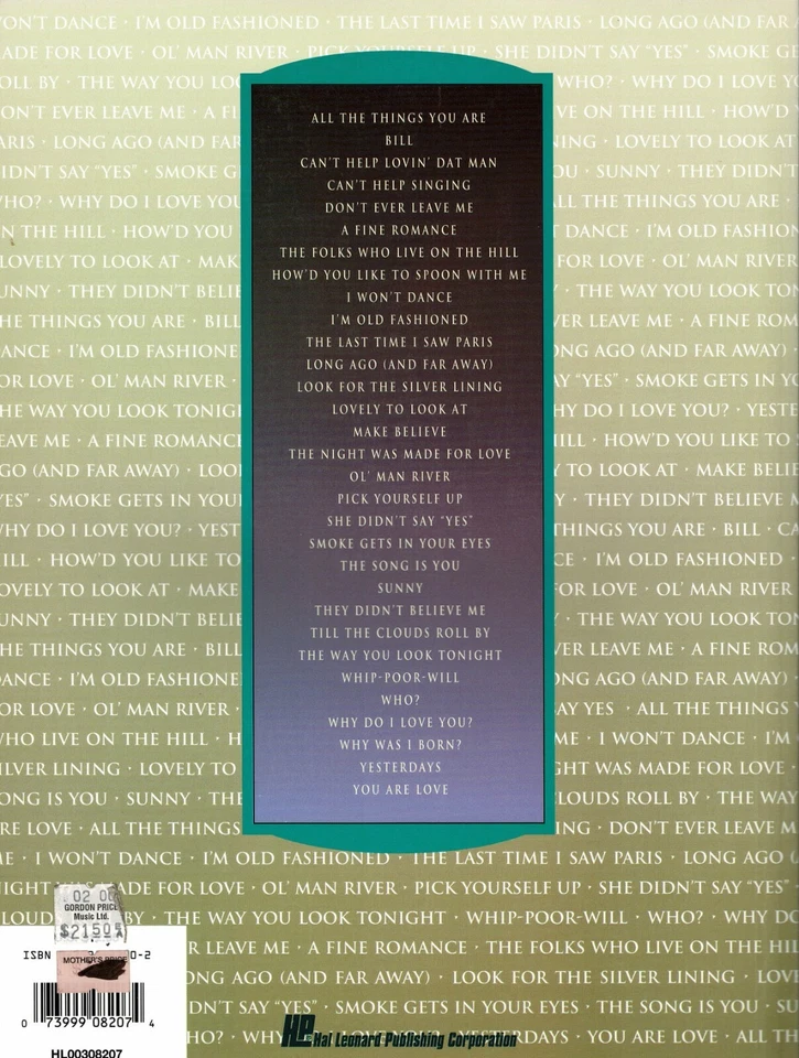 Jerome Kern The Best Of Vocal Guitar Sheet Music Book a1 - Image 4 of 4