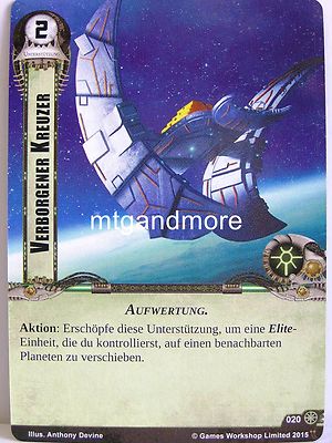 Warhammer 40000 Conquest LCG - 1x #020 Verborgener Kreuzer - Dschungel von Necta