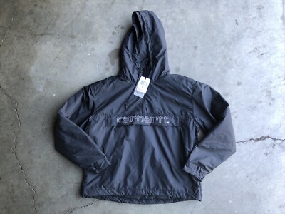 NWT Womens Carhartt WIP Common Pullover Anorak Jacket sz Small Black