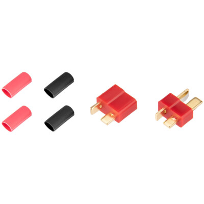 GATE Airsoft T Connector / Deans Plug Set for AEG Airsoft Rifles & Batteries