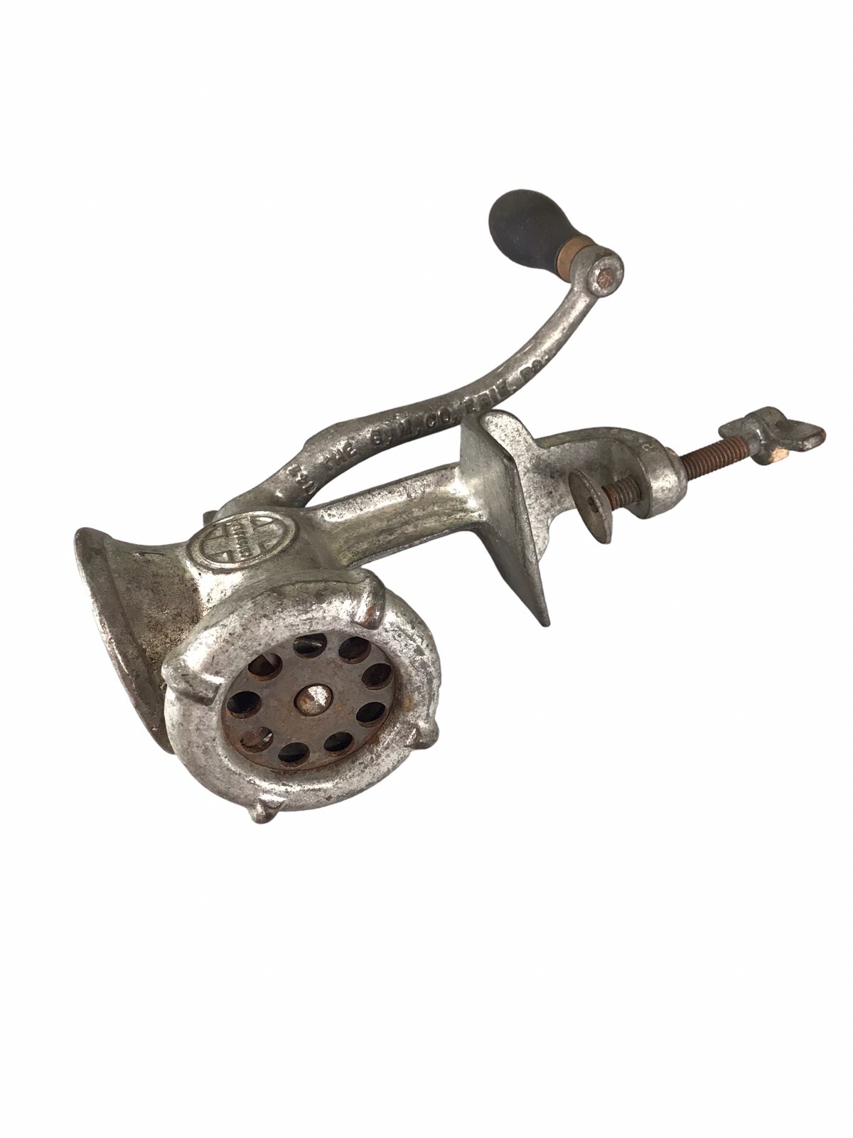 GRISWOLD 1 No. 1 Meat Grinder Erie 1747 Hand Crank Manual Food Grinder