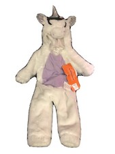 Child Halloween Costume Unicorn Pegasus Faux Fur Jumpsuit 12-24 Months