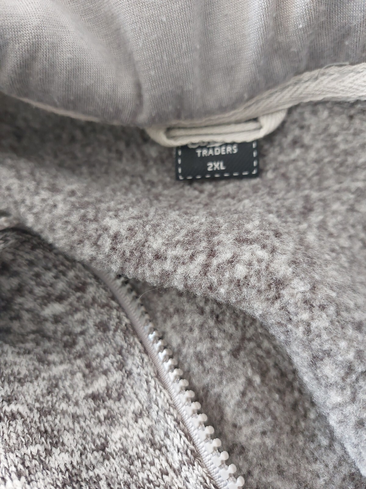 Mens Cotton Traders Zip up Cardigan Grey 2xl eBay