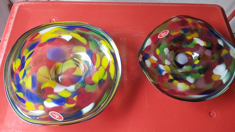 schöne bunte Schalen, Joska Kristall - Bild 2 von 2