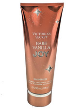 VICTORIA S SECRET BARE VANILLA JOY SHIMMER FRAGRANCE BODY LOTION CREAM 8 oz NEW