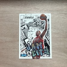 1997 Fleer Ultra Dennis Rodman Jam City Insert #14JC Chicago Bulls SP