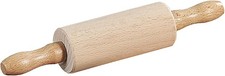 MINI TEIGROLLE Buche 23x4,5cm Kinder Nudelholz Teigausroller Ausroller Holz 55