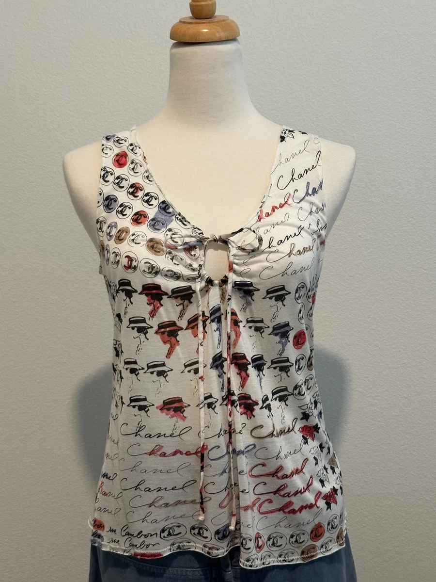 CHANEL Floral Tank Tops for Women for sale | eBay
