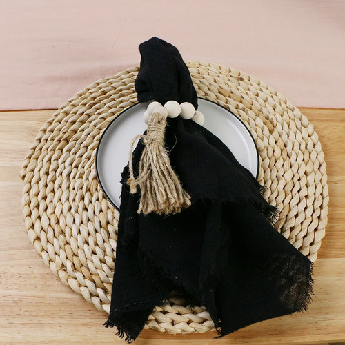 12PZ 42x42cm Tovaglioli Panno Garza Cotone Taglia Grande Tovagliolo Riutilizzabile Tea Tovagliolo   - Foto 17 di 48