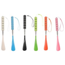 6 Pcs Shoes Wearing Tool Small Travel Shoehorn Lazy Helper Long for Seniors
