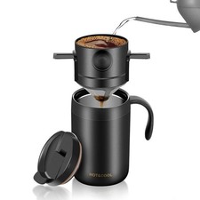 16oz Portable Pour Over Coffee Maker Set, Camping & Travel Coffee Kit UK