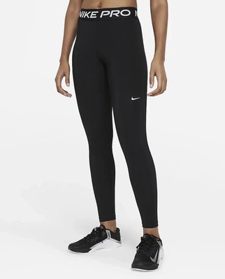 NEW Nike Women's Pro 365 Training/Yoga Leggings-Black/White Size XS - CZ9779-010