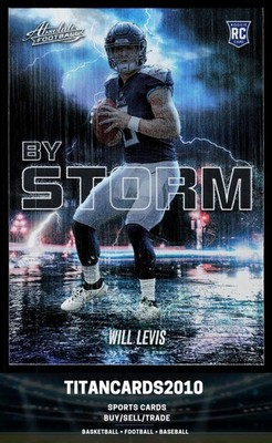 Will Levis 2023 Panini Absolute By Storm Rookie Tennessee Titans #BST-14