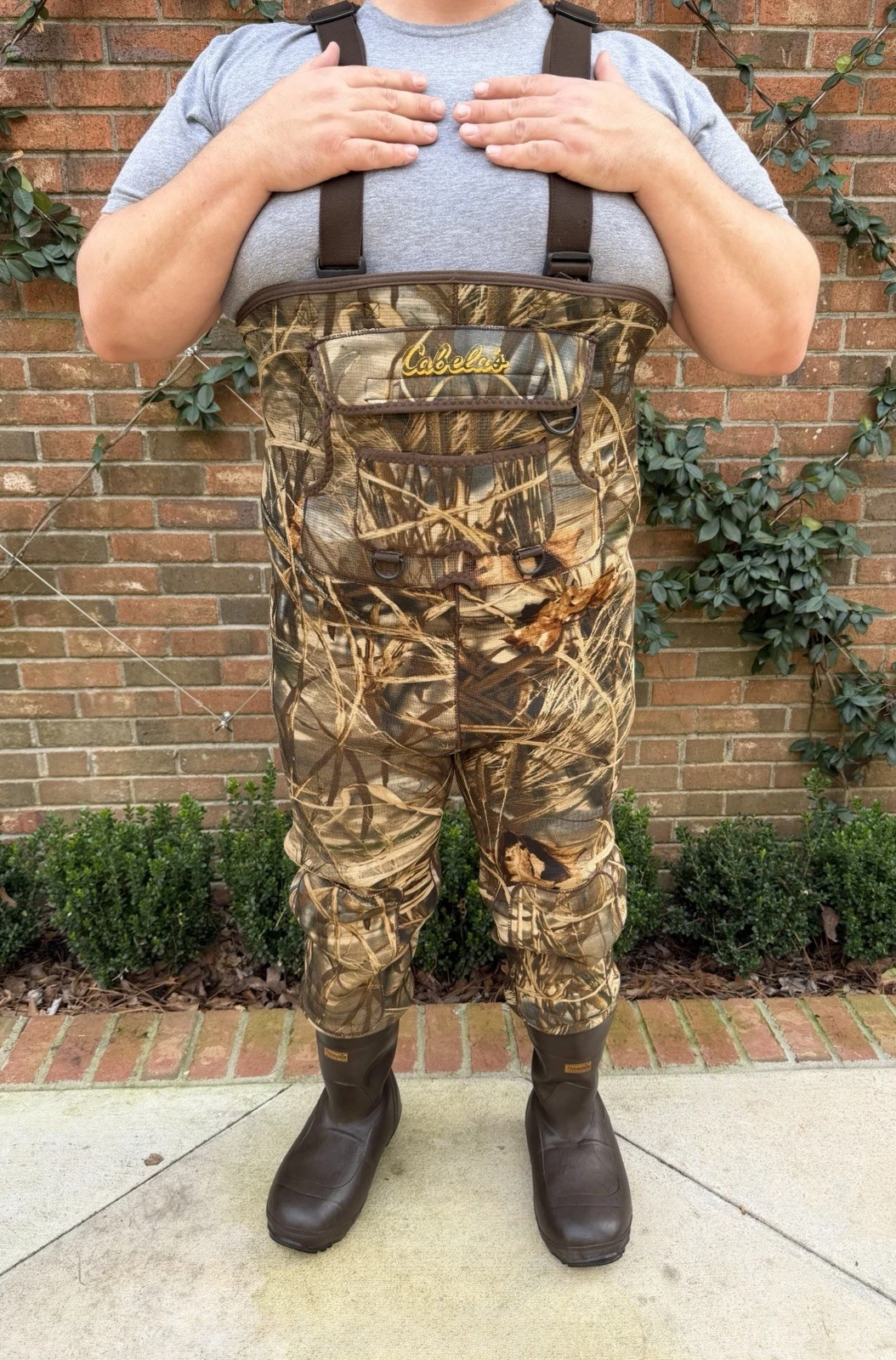 Cabela's Neoprene SuperMag 1600 Insulated Chest Waders, Size 10R