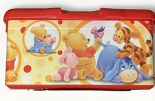 Empty Huggies Winnie the Pooh Baby Wipes Dispenser Red Plastic Container