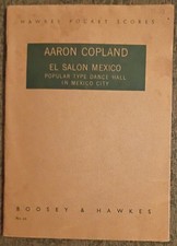 Hawkes Pocket Scores : El Salon Mexico by Aaron Coplan - paperback sheet music