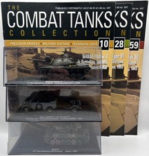 3 x  DeAgostini Combat Tanks Collection 1:72 Tank Bundle