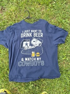 Vintage Snoopy NFL Dallas Cowboys  Shirt 2xl