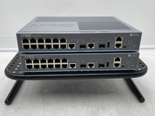 LOT OF 2 Juniper EX2200-C-12P-2G Gigabit Ethernet Managed Switch