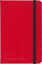 Black n' Red Casebound Hardcover Journal Notebook, Small, Red, 71 Ruled Sheets