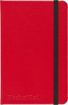 Black n' Red Casebound Hardcover Journal Notebook, Small, Red, 71 Ruled Sheets