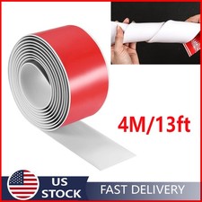 13ft White Side Skirt Rocker Panel Trim Custom For Vw Bumper Protector Strip
