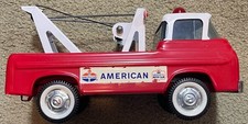Vintage 1960  s NRMT NYLINT FORD ECONOLINE AMERICAN OIL 11  Wrecker Tow Truck
