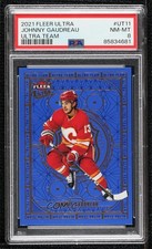 2021-22 Upper Deck Fleer Ultra Ultra Team Johnny Gaudreau #UT-11 PSA 8 11on