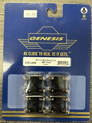 Athearn Genesis HO ATHG4598 70-Ton Roller Bearing Trucks .088'' - 2 pairs NIP!