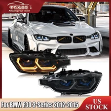 TT-ABC LED Headlights Assembly For 2012-2015 BMW F30 320i 328i HID Xenon Lamps