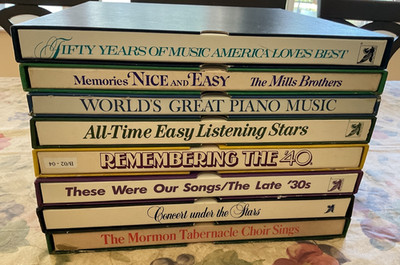 VINTAGE Reader s Digest Record Sets Lot of 8 Box Sets LPs 1930 s - 1970 s