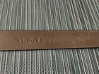TUMI 15319 Men Black Leather Belt Size 42/105. China — photo 3