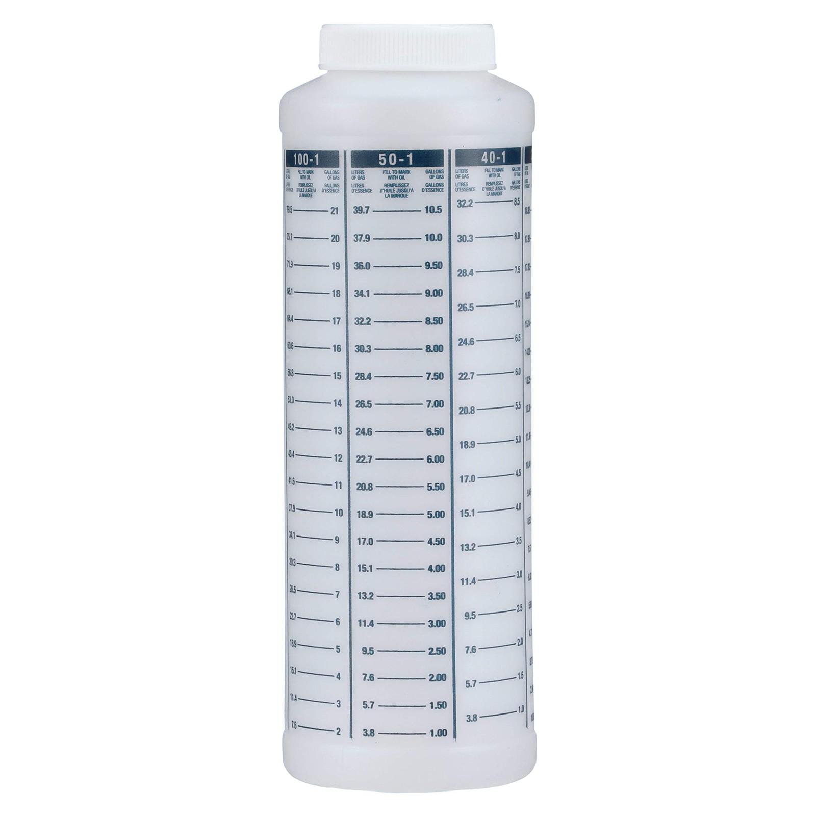 Measuring Bottle 32 Fl Oz Us Gallons & Liters Fuel Mixing Cc