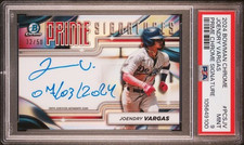 2024 Bowman Chrome Prime Chrome Signatures Auto Joendry Vargas /50 PSA 9