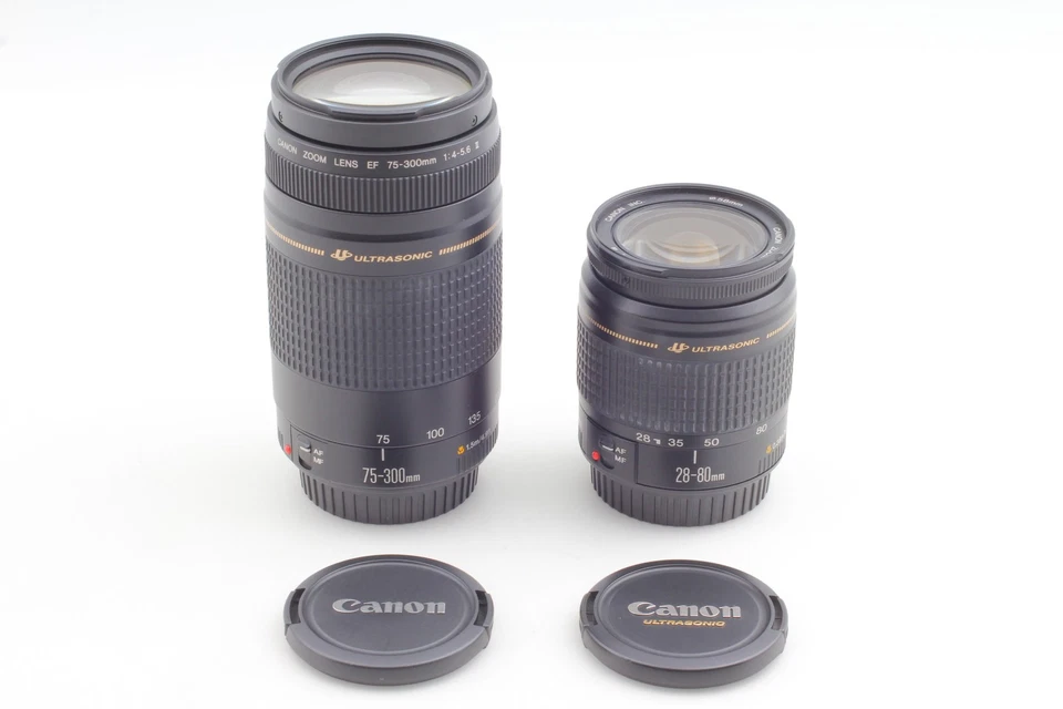 [Casi COMO NUEVO] Canon EF 75-300mm f/4-5.6 II + EF 28-80mm f/3.5-5.6 IV de JAPÓN Foto 2 de 4