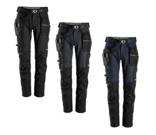 SNICKERS 6972 FLEXIWORK WORK TROUSERS+ DETACHABLE HOLSTER POCKETS