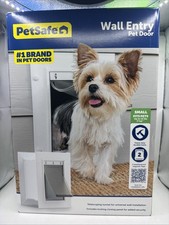 PetSafe Wall Entry Pet Door with Telescoping Tunnel Small 1 lb to 15 lb